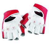 Knog Love Hate 1/2 Finger Cycling Glove (Cream/Red, Medium) Knog Love Hate 1/2 Finger Cycling Glove (Cream/Red, Medium)