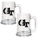 Georgia Tech Yellowjackets NCAA 2pc 15oz Glass Tankard Set by Great American Products
