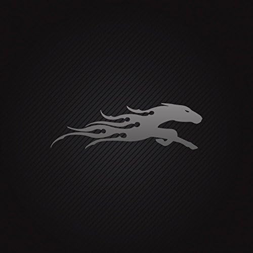 Decal Sticker Racing Tribal Horse Weatherproof Sailboat Specialty St Dark_Gray (16 X 4.86 In)