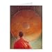 Young Monk with Gong (oil on canvas) by.. - Greeting Card (Pack of 2) - 7x5 inch - Art247 - Standard Size - Pack Of 2