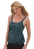 Woman Within Plus Size Swimsuit blouson with tie by Inches Off