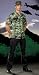Sargeant Lou Tenet Sexy Military Costume for Men (Shirt/Hat Only)