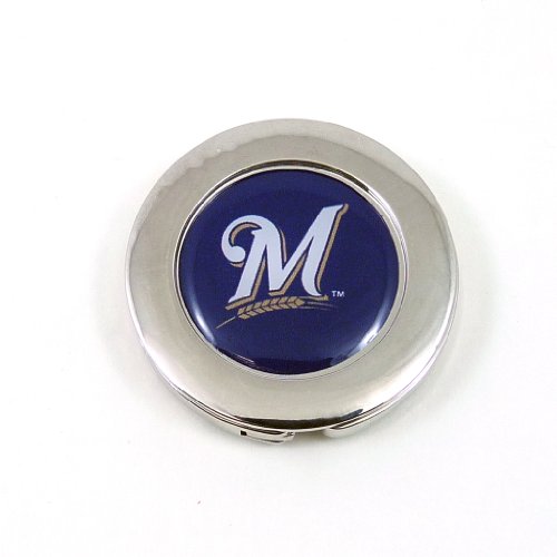 MLB Milwaukee Brewers Fold-Up Purse Hanger