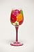 Floral Splash Stemware Glass