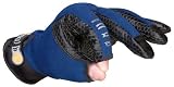 Decade 49941 Ergonomic FIT System Clip-Finger Driver Style Work Gloves, Electric Blue, Small