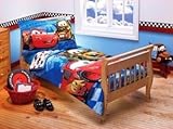 Disney Cars "Racing Team" 4pc Toddler Bedding Set