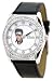 Elvis Diamante Black Strap Watch