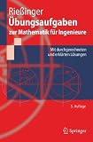 &Uuml;bungsaufgaben zur Mathematik f&uuml;r Ingenieure: Mit durchgerechneten und erkl&auml;rten L&ouml;sungen (Springer-Lehrbuch) - Thomas Rie&szlig;inger