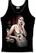 Skulbone Night Cap Gothic Stretch Fit Tank Top