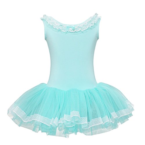 YiZYiF Girl's Child Party Ballet Costume Tutu Leotards Dance Skate Dress Outfit