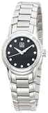 ESQ by Movado Women`s 7101329 QUEST Stainless Steel Bracelet black Dial Watch
