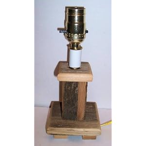 ABC Products E and J Crafts ~ Primitive Style Handcrafted Electric Table Lamp or Night... by 