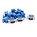 uxcell a15030600ux0505 D-SUB DB9 9 Pin Male IDC Type Crimp Connector for Flat Cable (Pack of 10)