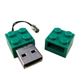 ソリッドアライアンス ブロック型USBメモリー 緑 2GB ZIP-04-02G