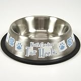 NORTH CAROLINA TAR HEELS STAINLES PET DISH DOG BOWL UNC
