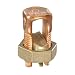 Panduit SBC250-Q Split Bolt, Copper, #1 STR Min/250 kcmil Max For Equal Run And Tap, #8 STR Min Tap With One Max Run, 1.03" Head Width, 1.36" Nut Width, 2.09" Length