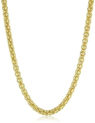 1AR by UnoAerre 18KT Gold Plated Small Interlocking Circle Necklace