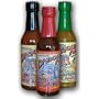 Hot Sauce Gift Set, Baboon Ass Brand Triple Threat Gift Set. The Greatest Hot Sauce Set Ever Assembled Includes Habanero, Jalapeno, and Ultra Hot Chile Extract with Habanero. Flavor and Heat For Every Hot Sauce Lover. Fun to Give, More Fun to Eat