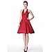 Heroecol® 50s 60s Monroe Style V Neck Vintage Retro Swing Dress