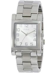 GUESS Womens U0131L1 Enduring Chic Silver-Tone Watch