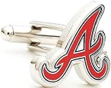 Cufflinks Inc Men's Atlanta Braves Cufflinks Red