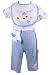 Vitamins Newborn Baby Boys 4 Pc Pirate Pant Set-3 Months