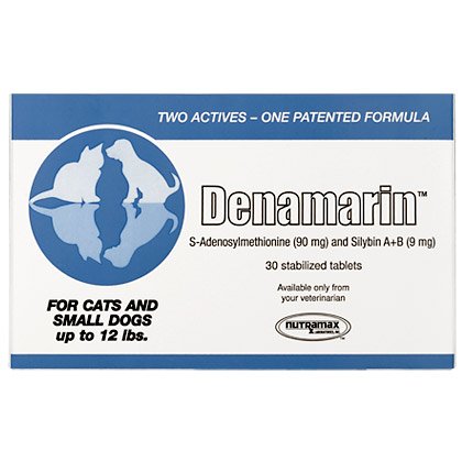 Nutramax Denamarin Tabs for Cats and Small Dogs up to 12 Lbs. - 30 Tablets