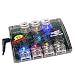 USB 2.0 7-Port Super Slim Compact Hub w/ LEDs