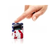 ZVUE Spirit 1 GB MP3 Player--Preloaded with 15 Patriotic Songs (Red, White, and Blue)