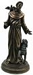 Saint Francis St Patron Saint of Animals Staute Figure Figurine