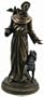 Saint Francis (Bronze) Religious Christian Catholic Statue Figurine