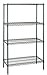Quantum H/D 63"H 4-Shelf Wire Shelving Kit, 800lb, WR63, NSF, Green EPOXY