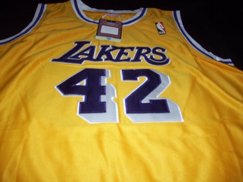 James Worthy Mitchell and Ness Home Gold Los Angeles Lakers Jersey Size 52