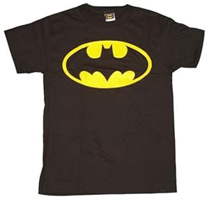 T-Shirt - Batman-Classic Logo Black X-large