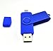 Flash Drive 8GB For Smartphone, OTG USB2.0 Dual Flash Drive Disk ARETOP Memory Stick Thumb Drives Pen Drive for Computers and Android Micro Devices (Smartphones Tablets PC Samsung etc.) Black
