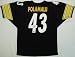 Troy Polamalu Autographed Black Custom Jersey