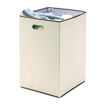 Rubbermaid 4D06 Configurations 23-Inch Foldable Laundry Hamper, Natural