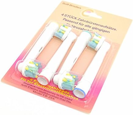 Generic Electric Toothbrush Brush Heads Replacements x4 Oral B Braun Vitality FLOSS ACTION ...