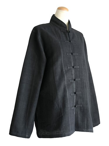 ジョムトンチャイナジャケット裏プリント　黒色