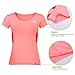 Beroy Women Casual Short Sleeve Dry Quik Top T-shirt for running,yoga