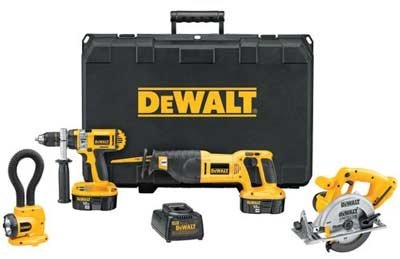 Factory-Reconditioned DEWALT DC4KITAR 18-Volt Combo Kit