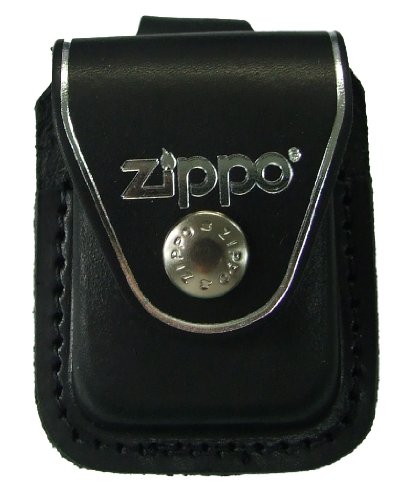 Sac en cuir Zippo, noir