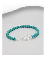 Infinity Stretch Bracelet In Sterling Silver