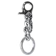 Keychain Sterling Silver Clothing Accessory 4 inches (krng265)