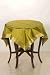 Olive Green Sari Table linen /tavle cloth / Topper - Custom Made