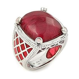 Designo Ruby Square Ring by West Coast Jewelry