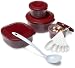 Superseal 17 Piece Storage Set, Cranberry
