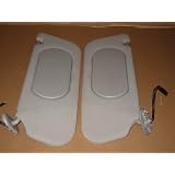 02 03 04 05 Ford Explorer Sun Visors Gray Lighted 