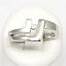 18ct White Gold 0.10ct Solitaire Diamond Engagement Ring in an Elegant Shank by Jakob Strauss Size