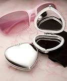 Heart Shaped Compact Mirror Favor